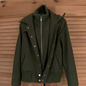 NY & Co green coat